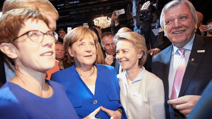 AKK_Merkel_Tv Duell